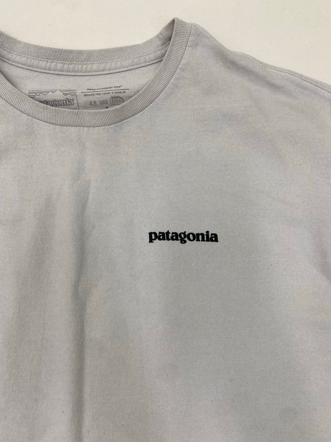 파타고니아 반팔티 라이트 그레이 L 상품이미지2