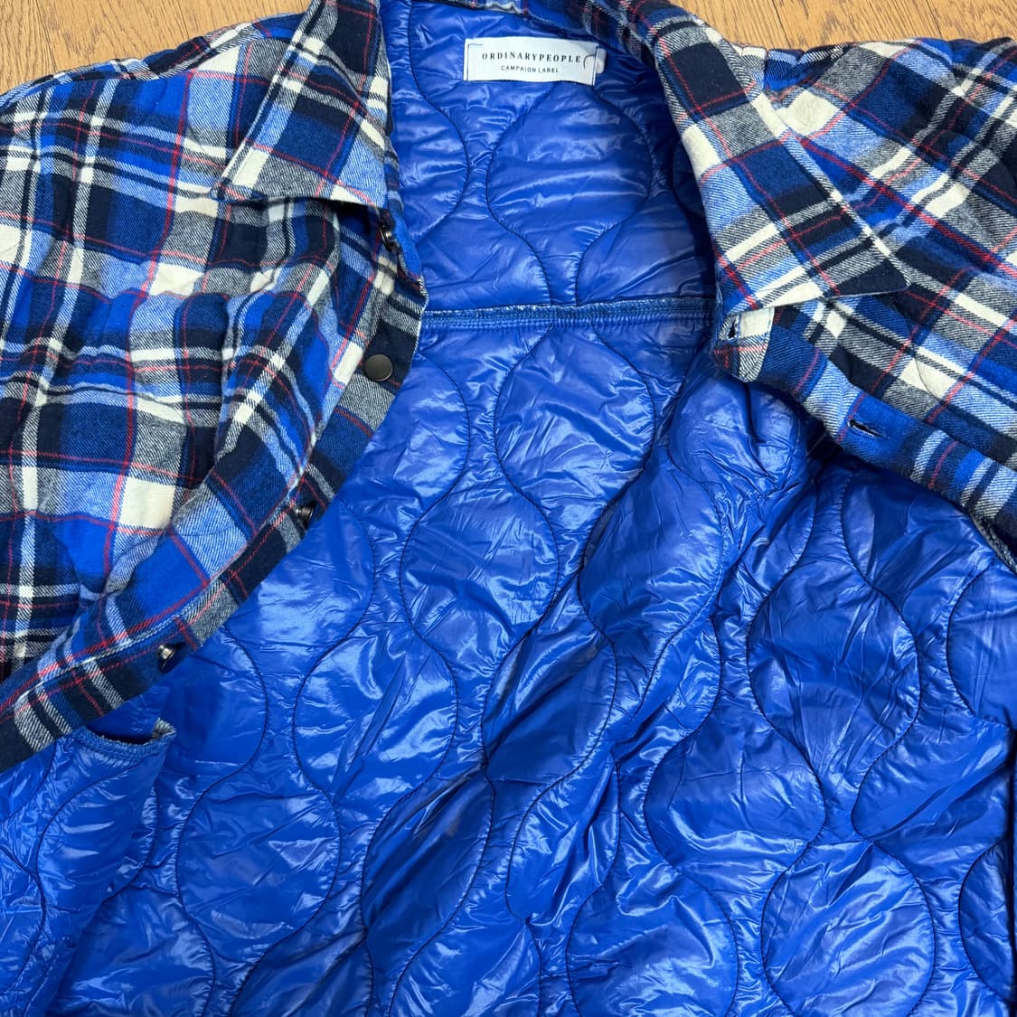 ORDINARYPEOPLE 체크 자켓 상품이미지4