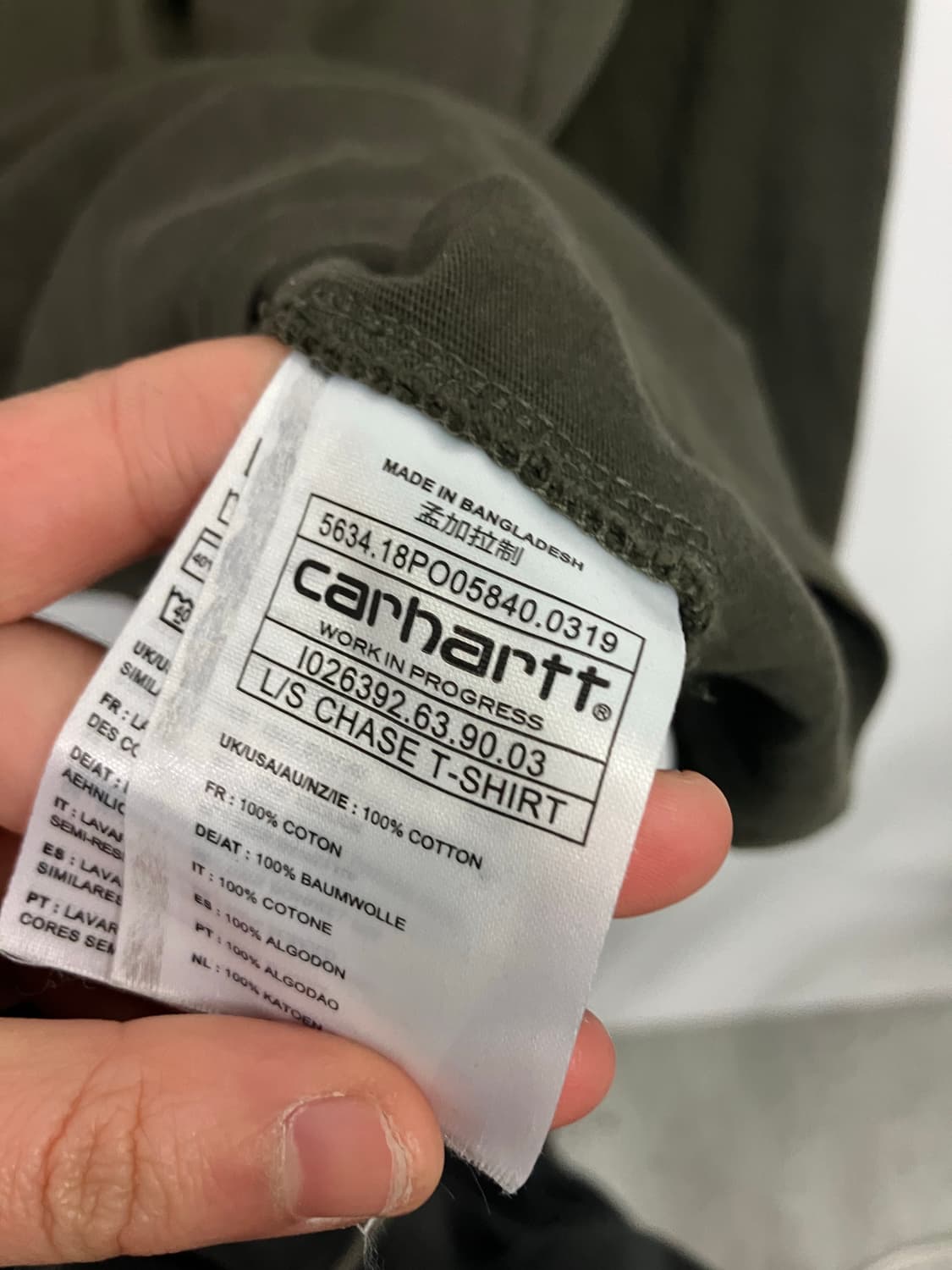 칼하트 롱슬리브 상품이미지3