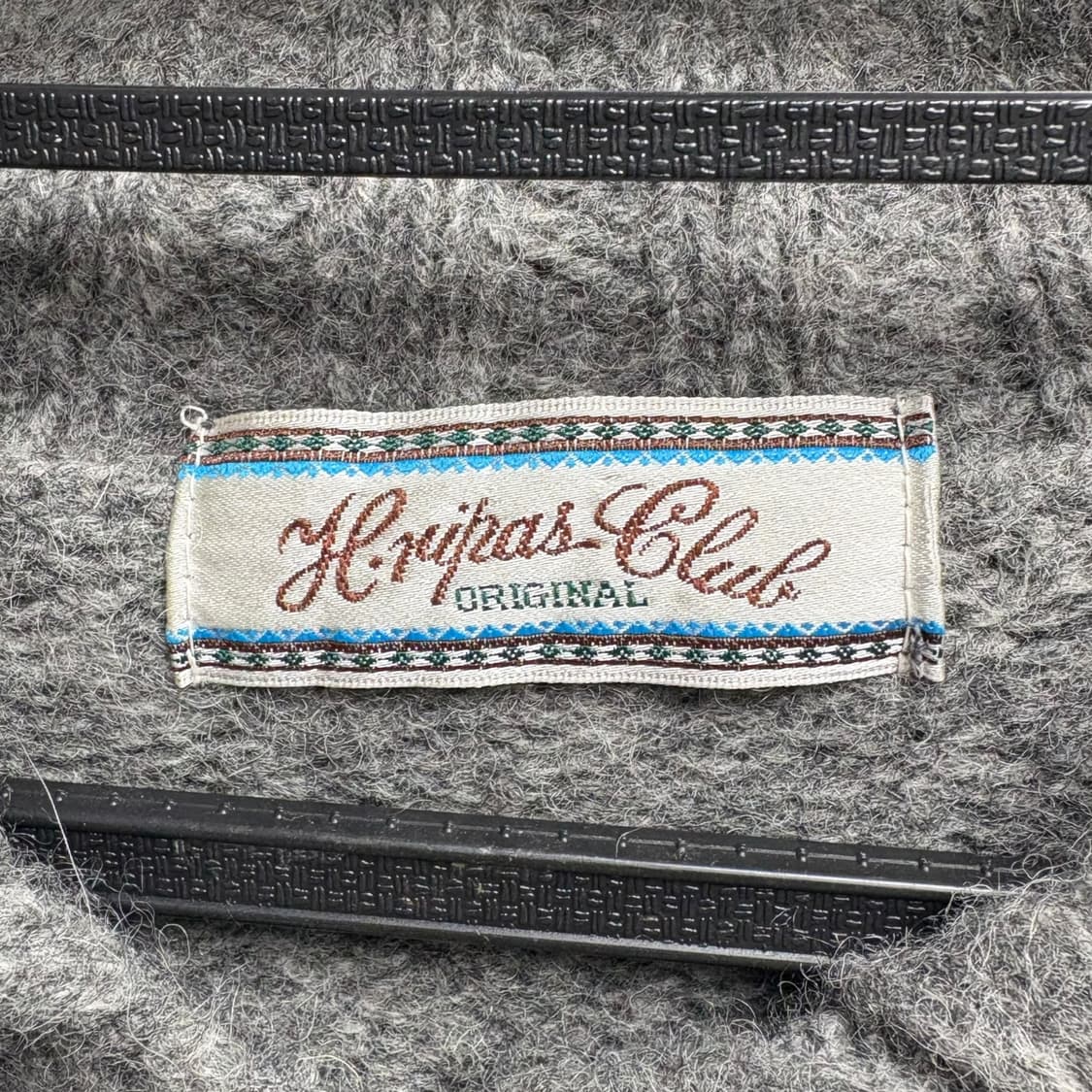 3795 그레이 울100 떡볶이 더플 니트가디건 상품이미지5