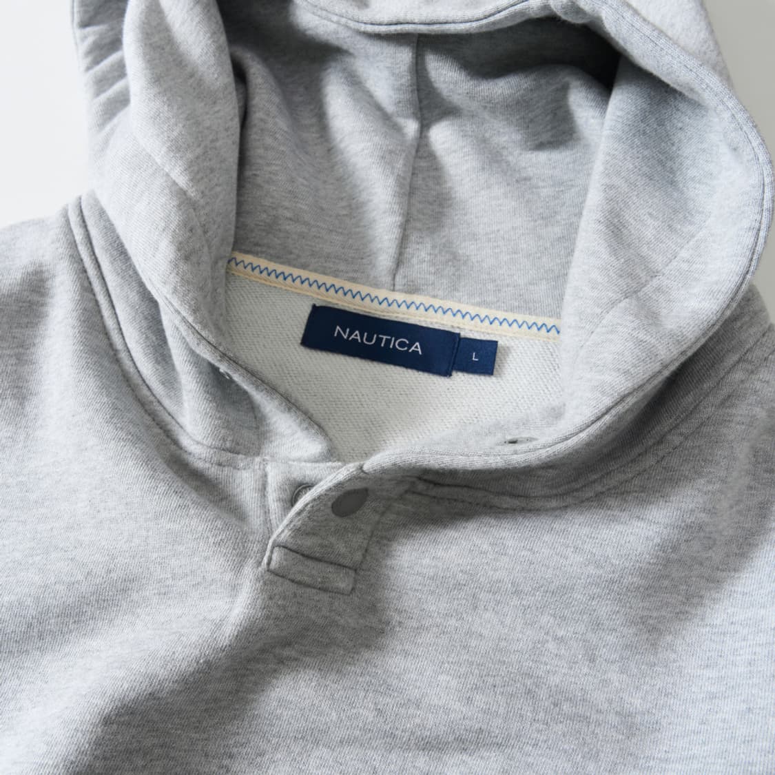 노티카 1983 플래그 남녀공용 후드티 멜란지 그레이 상품이미지4