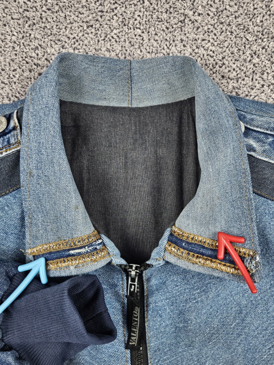 리바이스 리빌드 패치워크 커스텀 데님 자켓 (상세설명참조) / 10177 상품이미지7