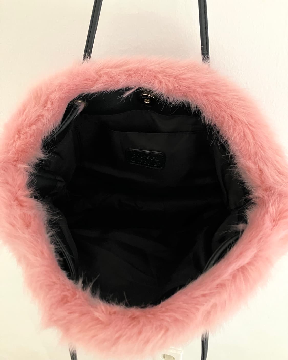 핑크 퍼 일본 빈티지 가방 상품이미지5