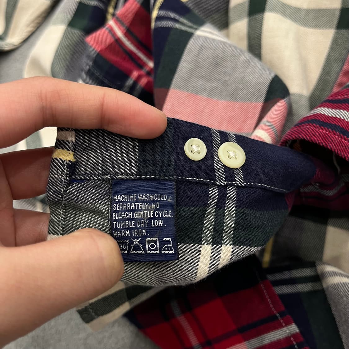 M 노티카 체크 엘라스틱 커프 셔츠 상품이미지5