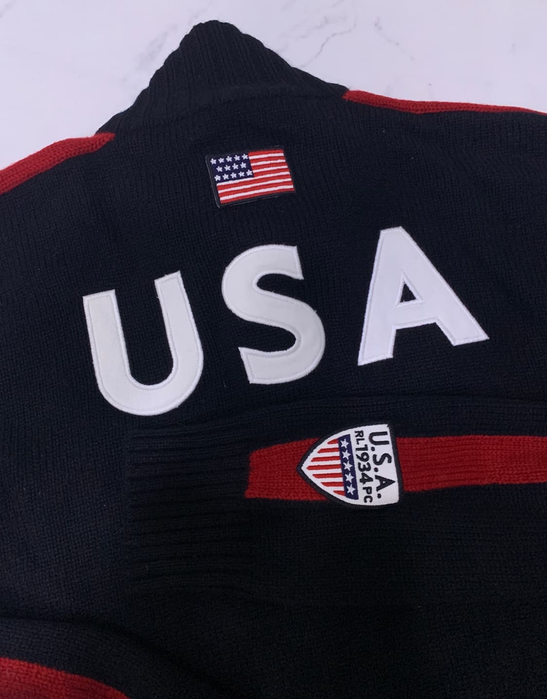 폴로 치프키프 빅포니USA 투웨이 니트집업 상품이미지2