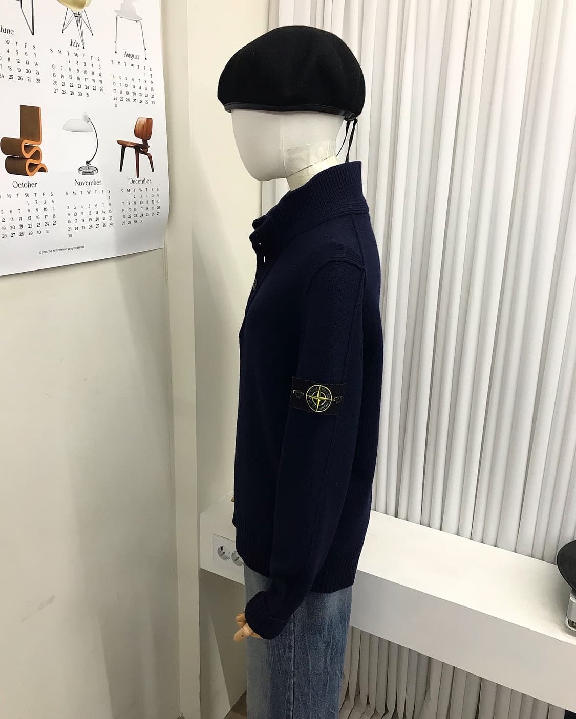 스톤아일랜드 반집업 니트 상품이미지9