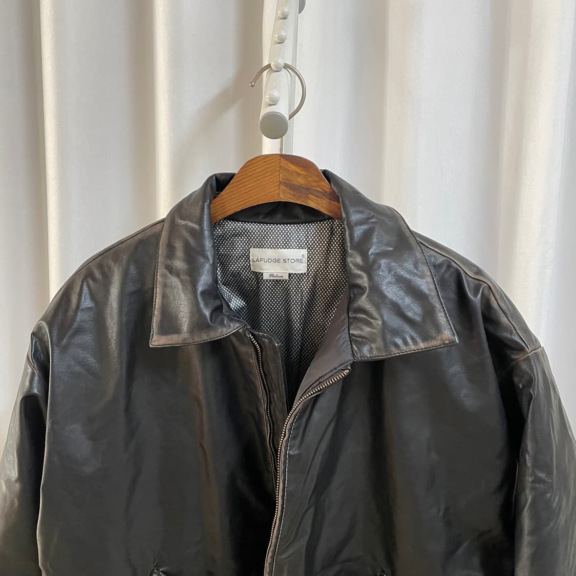 라퍼지스토어 가죽 덕다운패딩 XL 상품이미지2