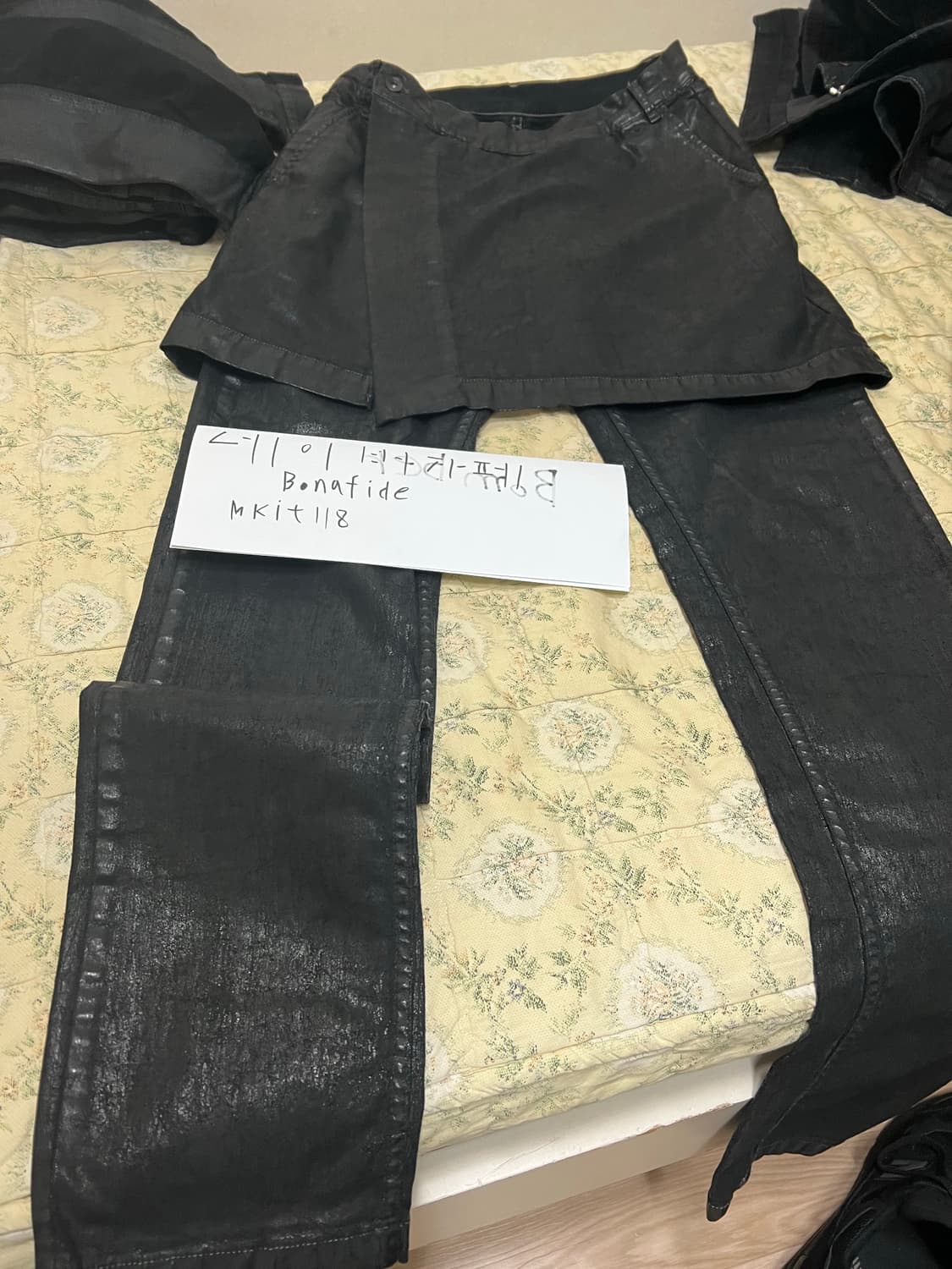 릭오웬스 킬트 코팅 팬츠 상품이미지8