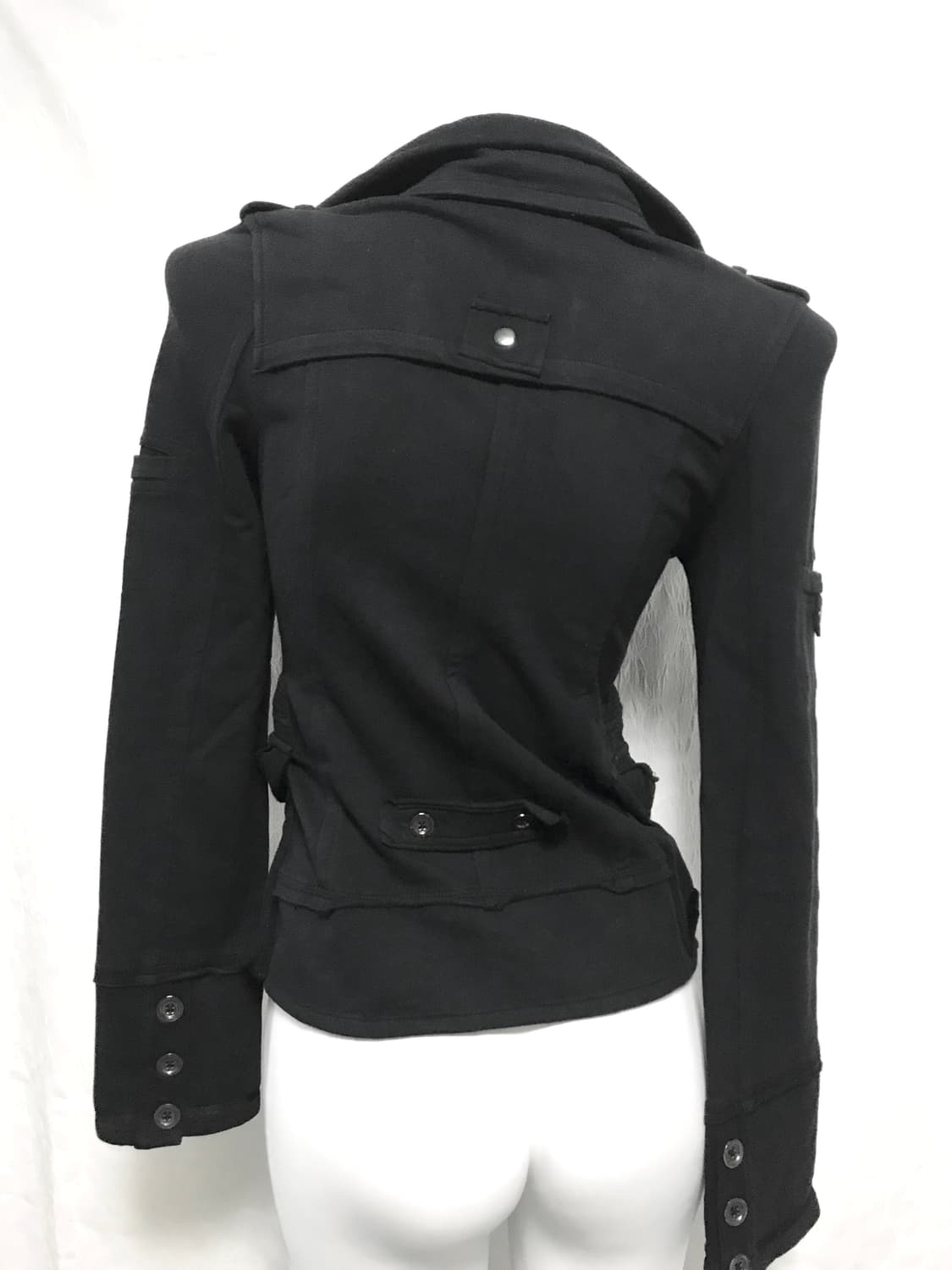 빈티지 아카이브 지퍼 포켓 코튼 더블 자켓 상품이미지4