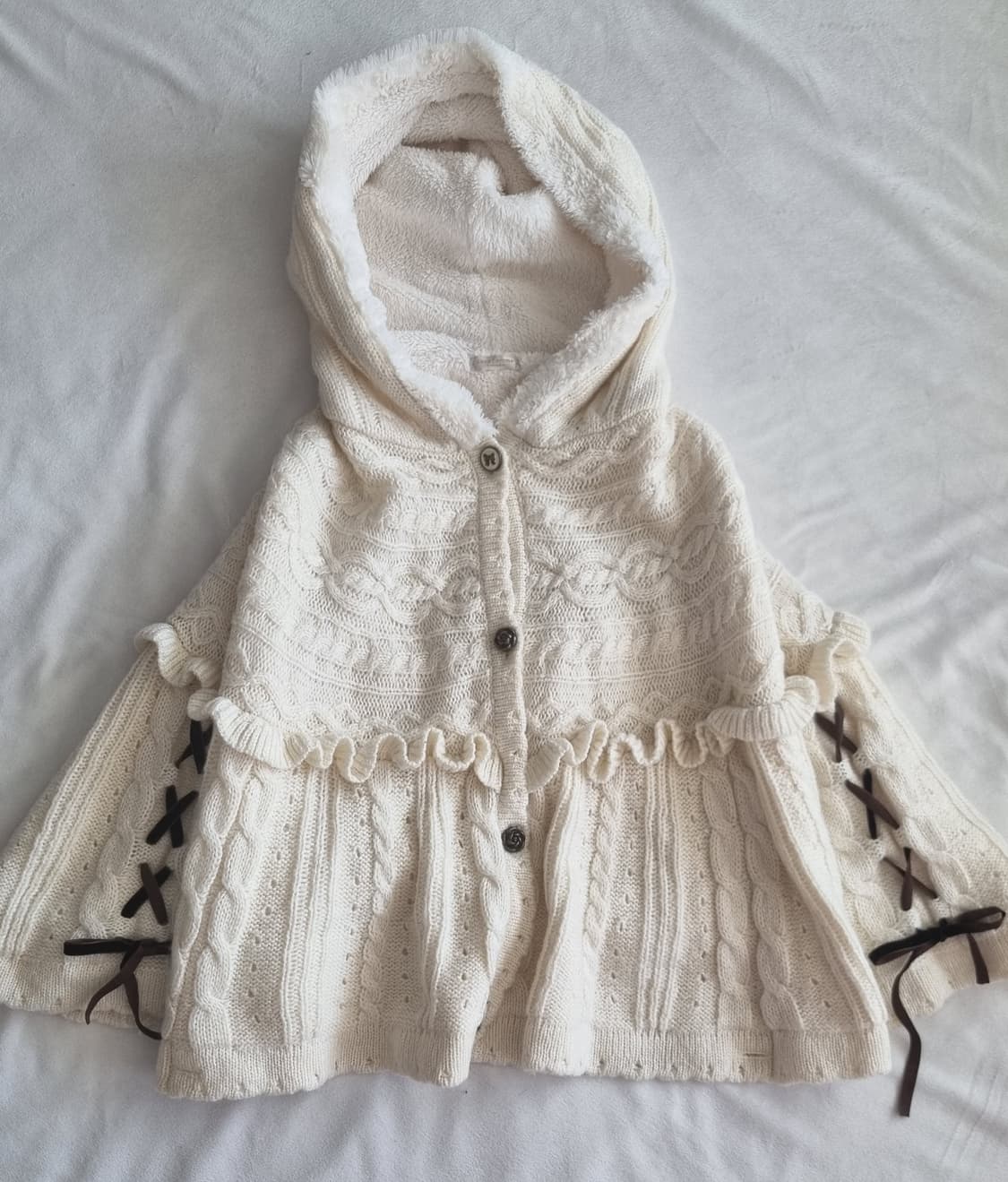 빈티지 엑시즈팜 모리걸 하구미 갸루 케이프 망토  상품이미지1