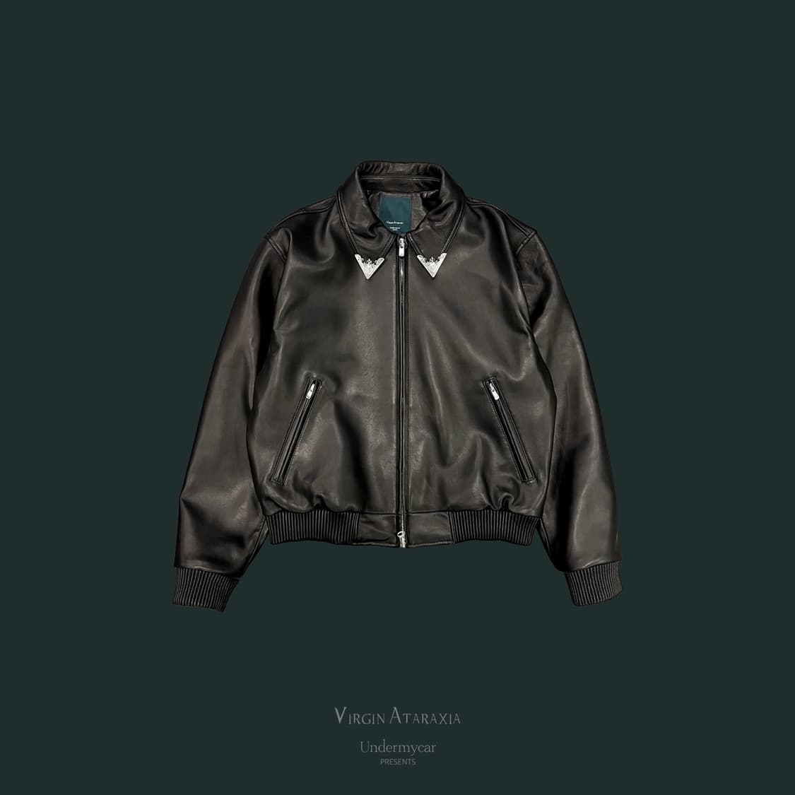 언더마이카 샹들리에 램스킨 레더자켓 2 상품이미지6