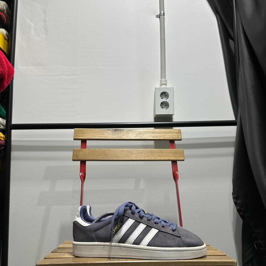 265) 아디다스 운동화 남성 남자 신발 캠퍼스 스웨이드 퍼플 상품이미지1