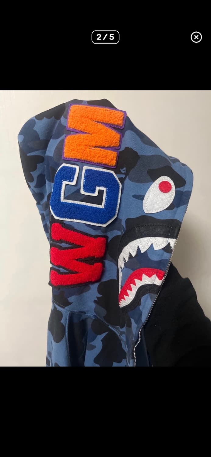 베이프후드집업 상품이미지2