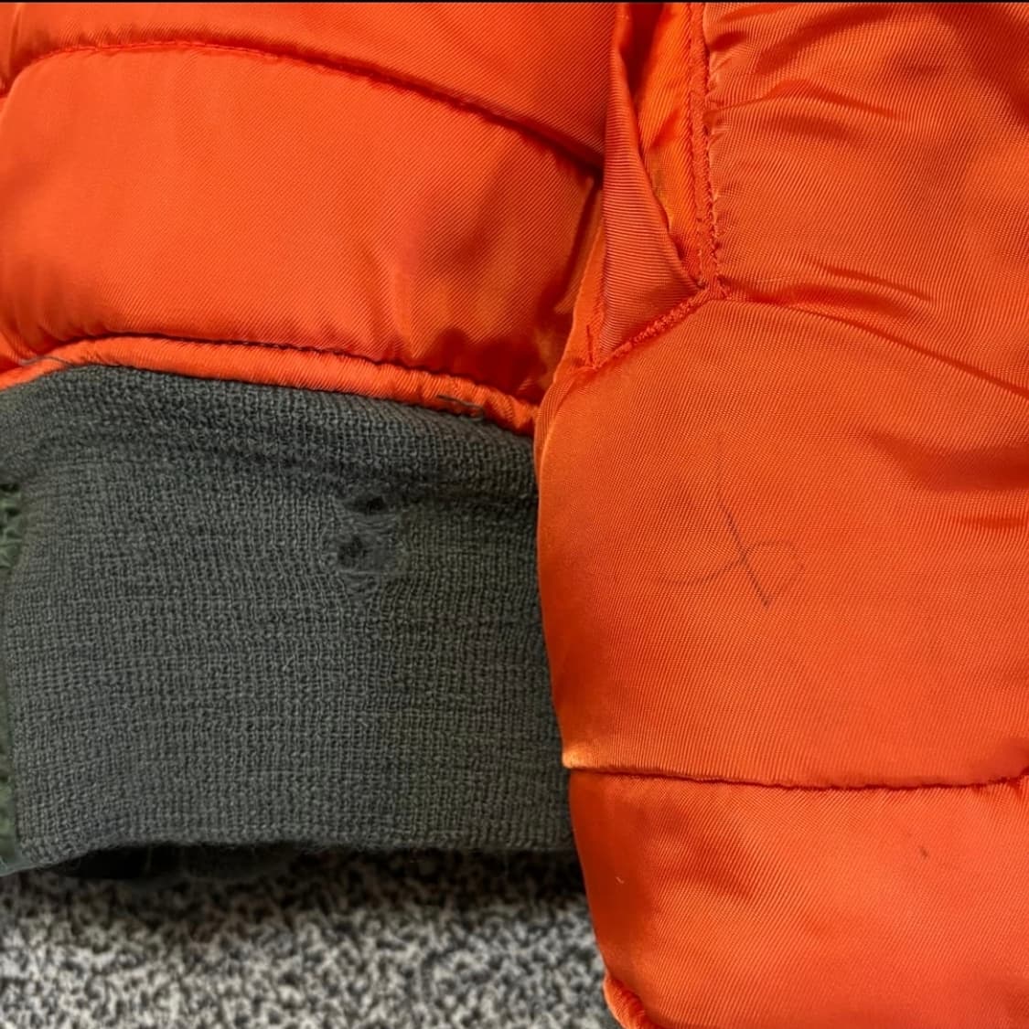 70s 오리지널 ma-1(마원) E타입 미디움(M) 상품이미지7