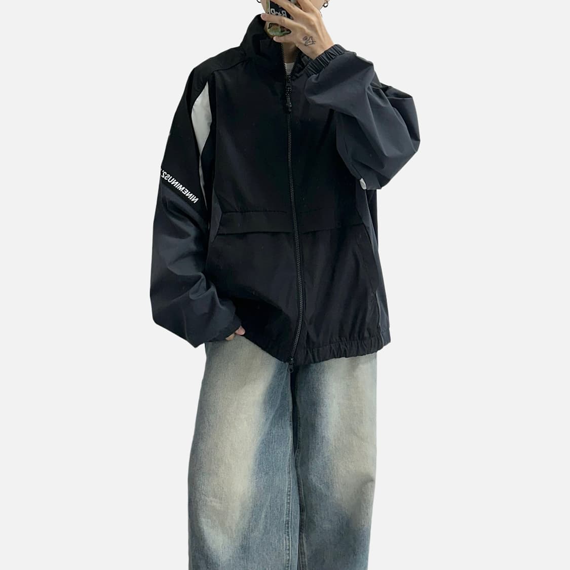 nineminus2 투웨이 우븐 바람막이 자켓 상품이미지2