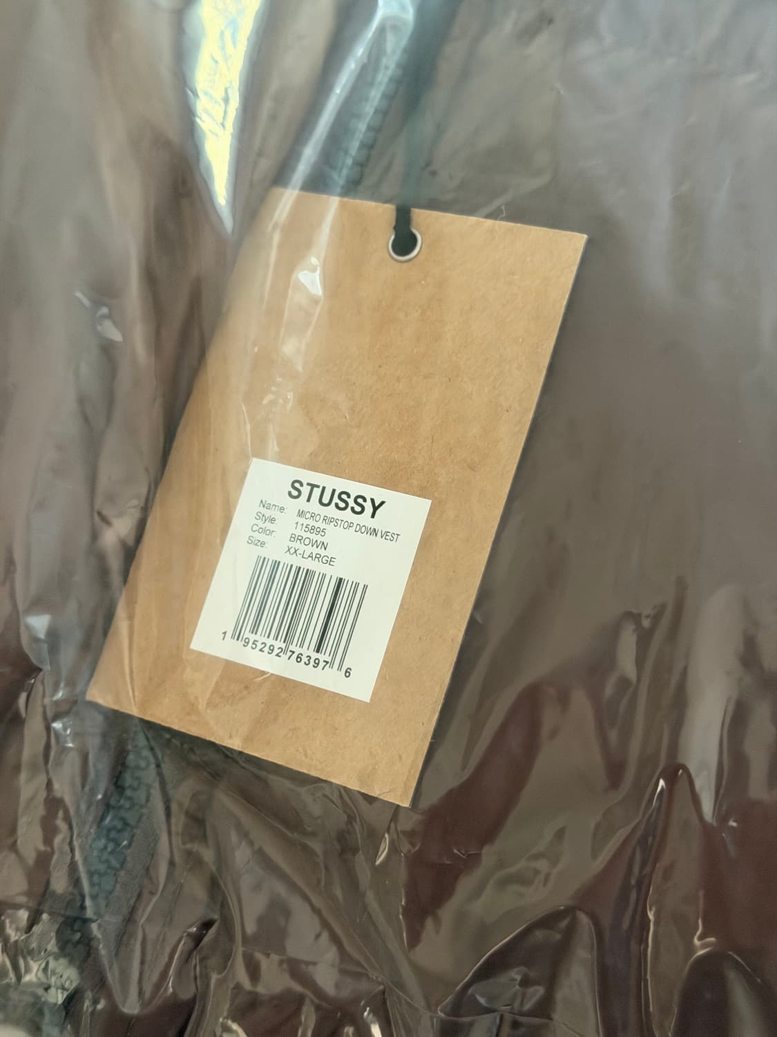 [XXL] 스투시 마이크로 립스탑 다운베스트_브라운 상품이미지6