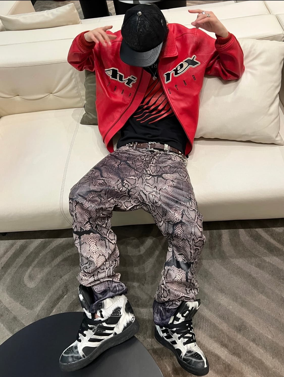 Snake Skin Street Wide Pants 상품이미지3