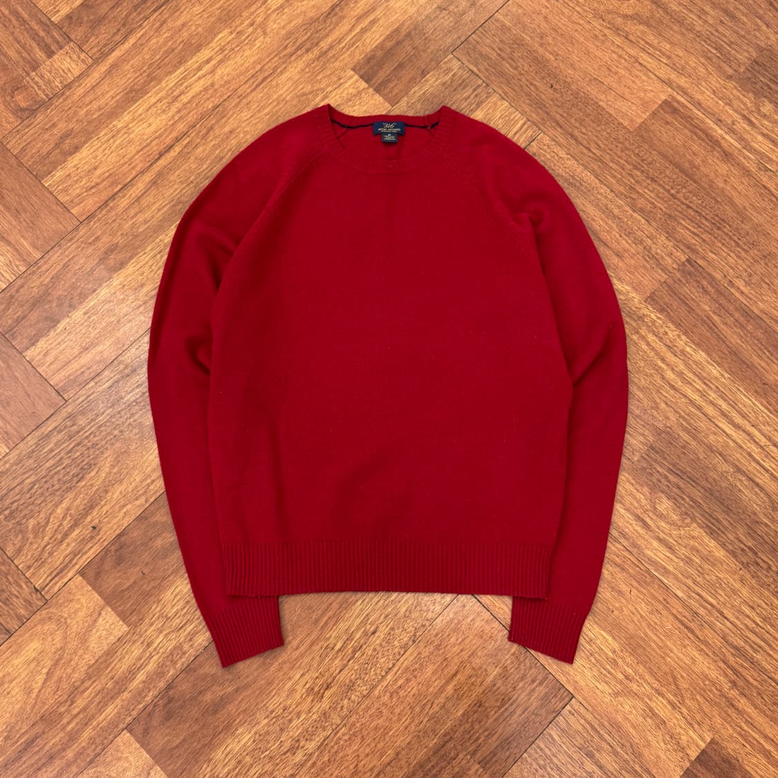 M(100) 브룩스브라더스 레드 베이직 울 니트  상품이미지1