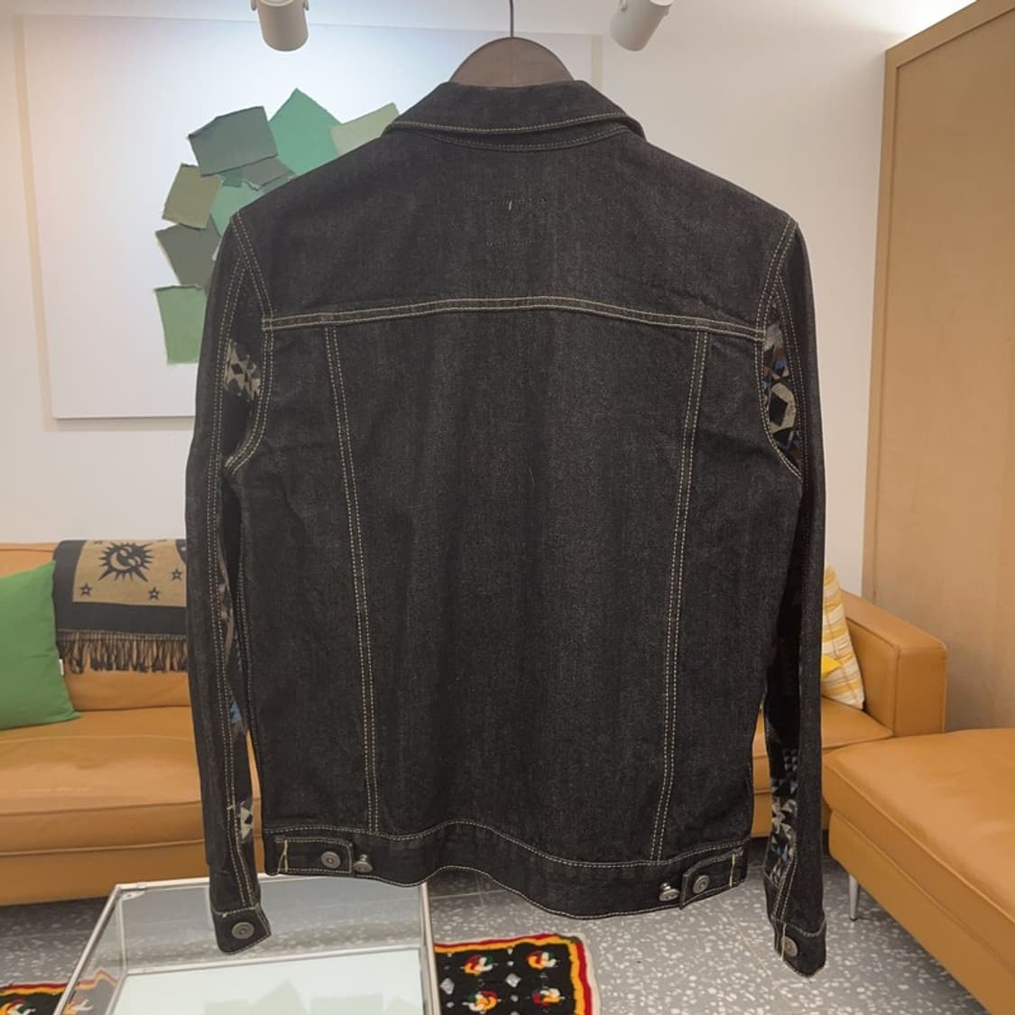 빈티지 올드스쿨 에스닉 트러커 데님 청자켓 M C06664 상품이미지4