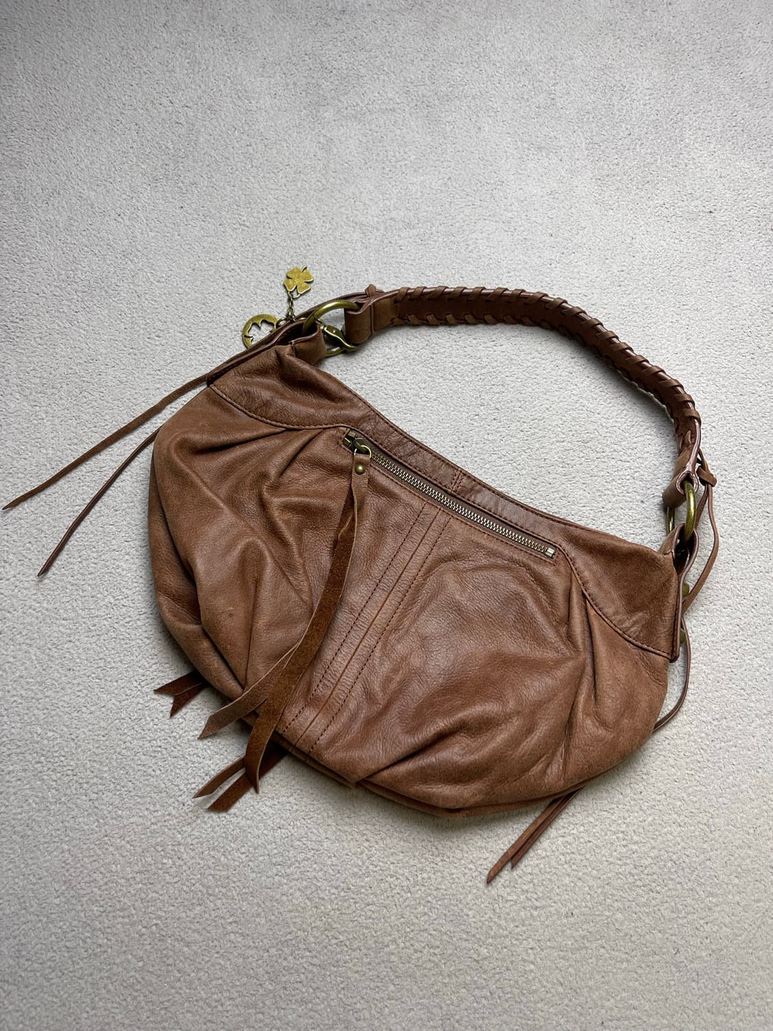 LUCKY BRAND 빈티지 양가죽 가방- 숄더백 상품이미지6