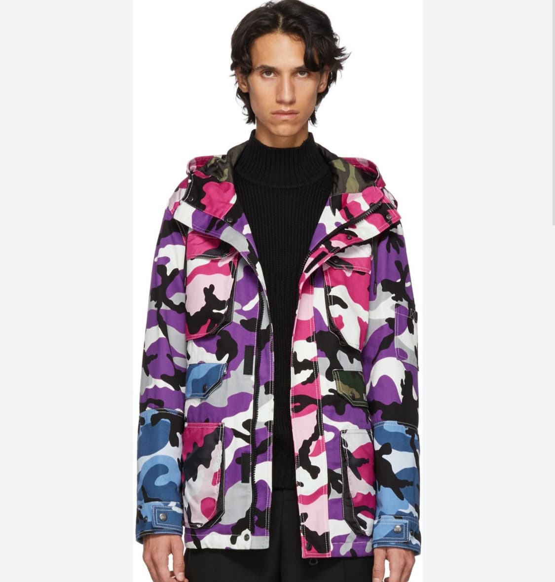 새상품 정품 발렌티노 카모플라쥬 야상 자켓 상품이미지1