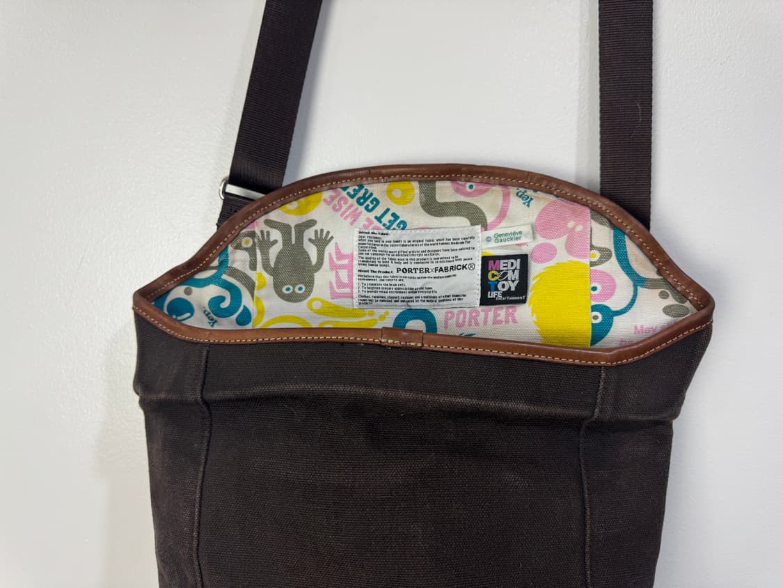 요시다포터 x 메디콤토이 콜라보 크로스백  상품이미지6