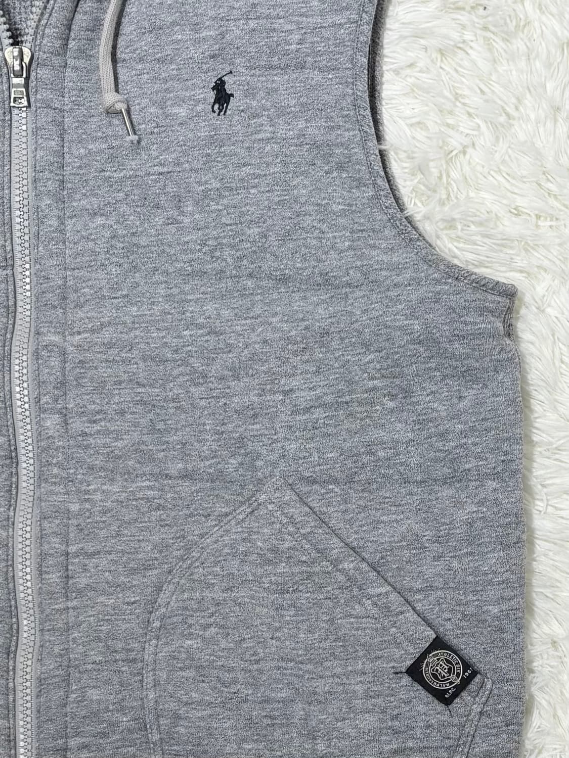 폴로랄프로렌 그레이 포니 후드 베스트 상품이미지6