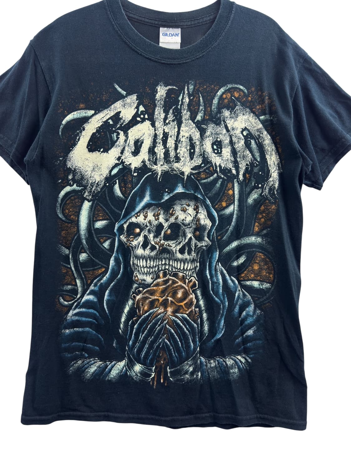 JPN CALIBAN 스컬 밴드 티셔츠639 상품이미지4