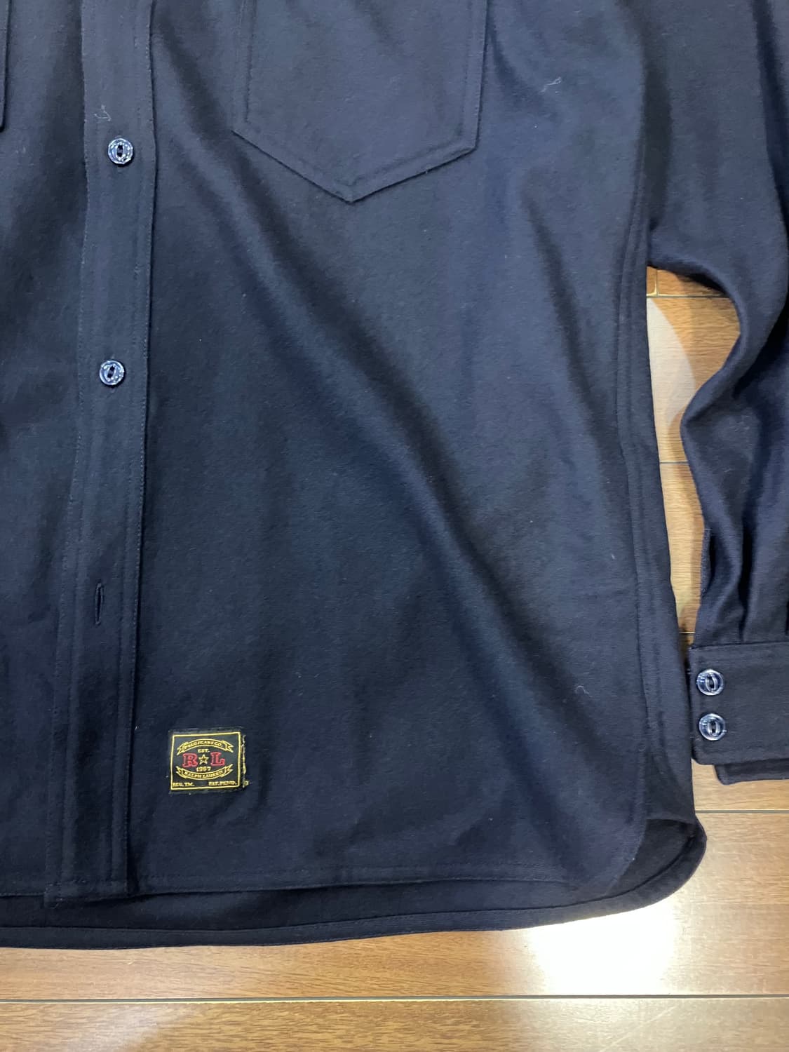 폴로 미해군 울 셔츠 자켓 L 상품이미지5