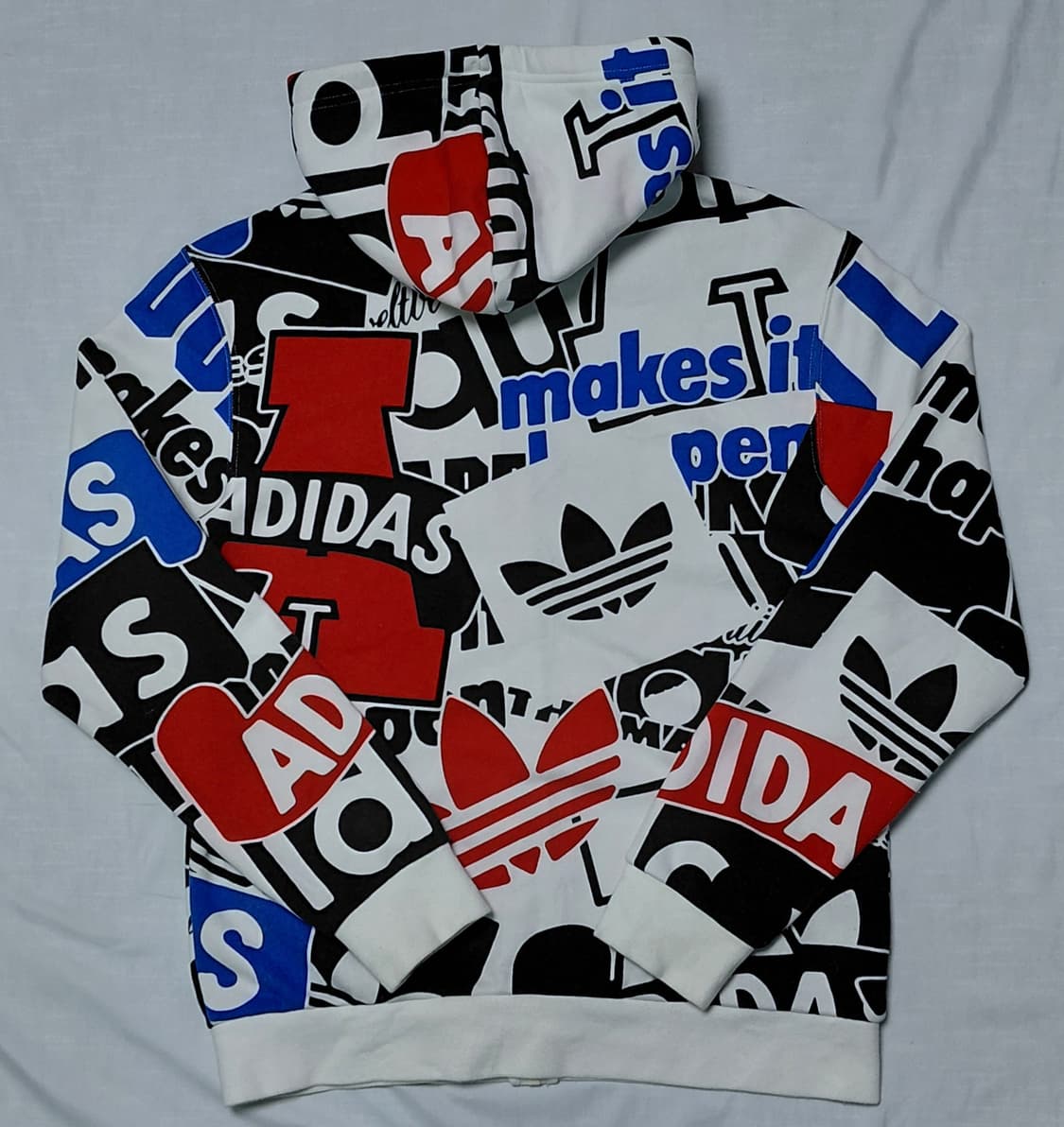 [M] 아디다스 오리지널스 빅로고 그래픽 AOP 풀집 후드티 상품이미지7