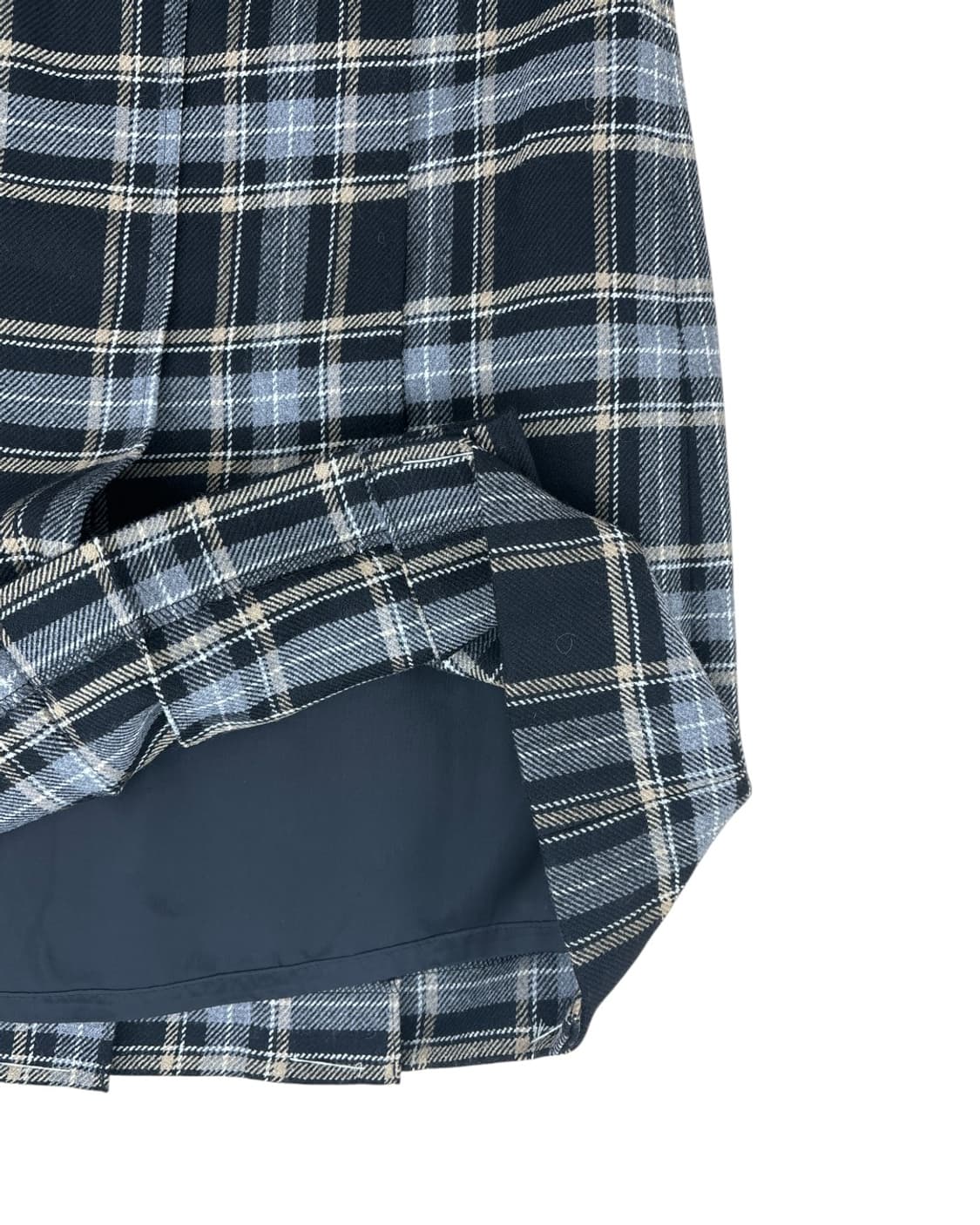 courreges wool check mid skirt 상품이미지3