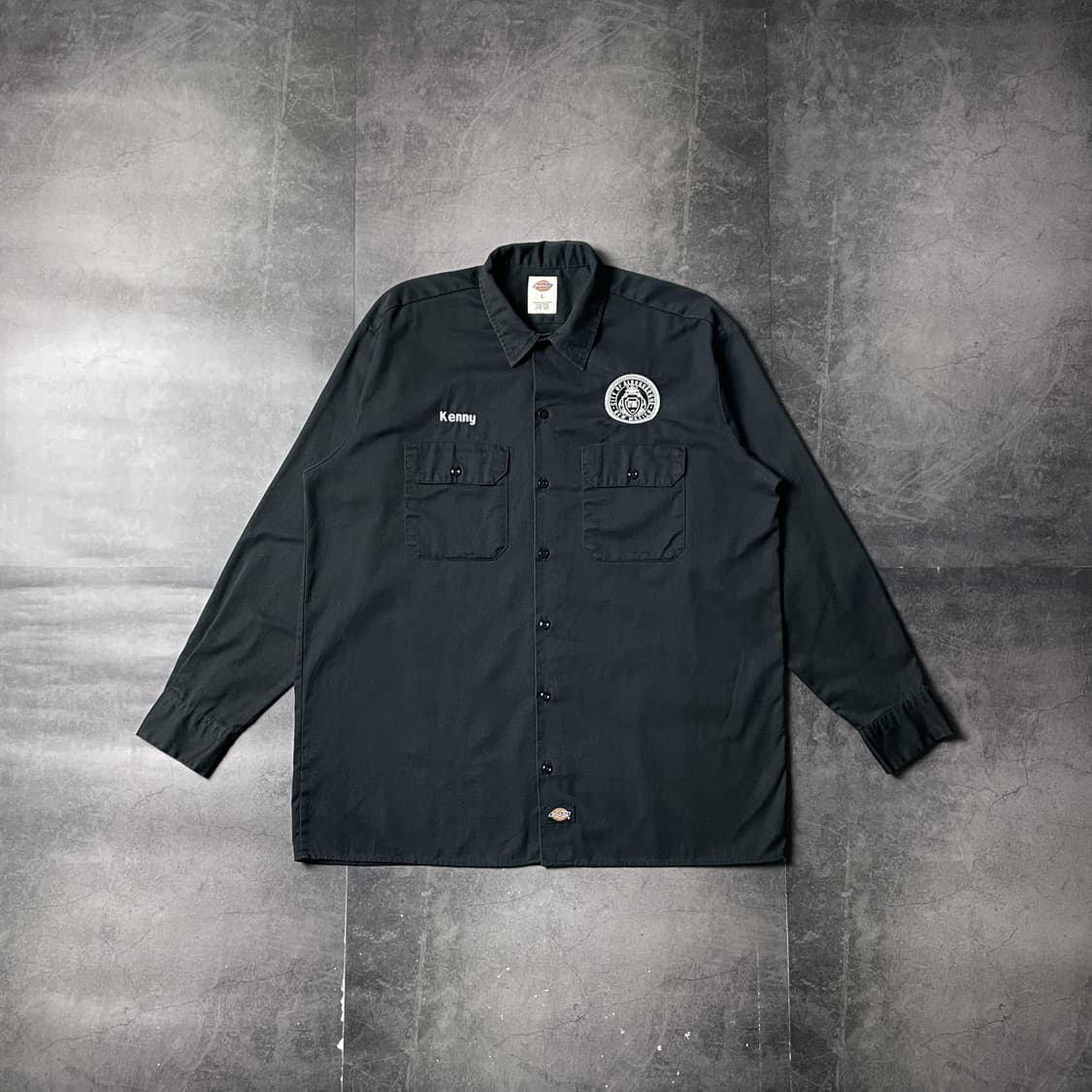 DICKIES 디키즈 빈티지 블랙 플랩포켓 워크 셔츠 A00881 상품이미지1