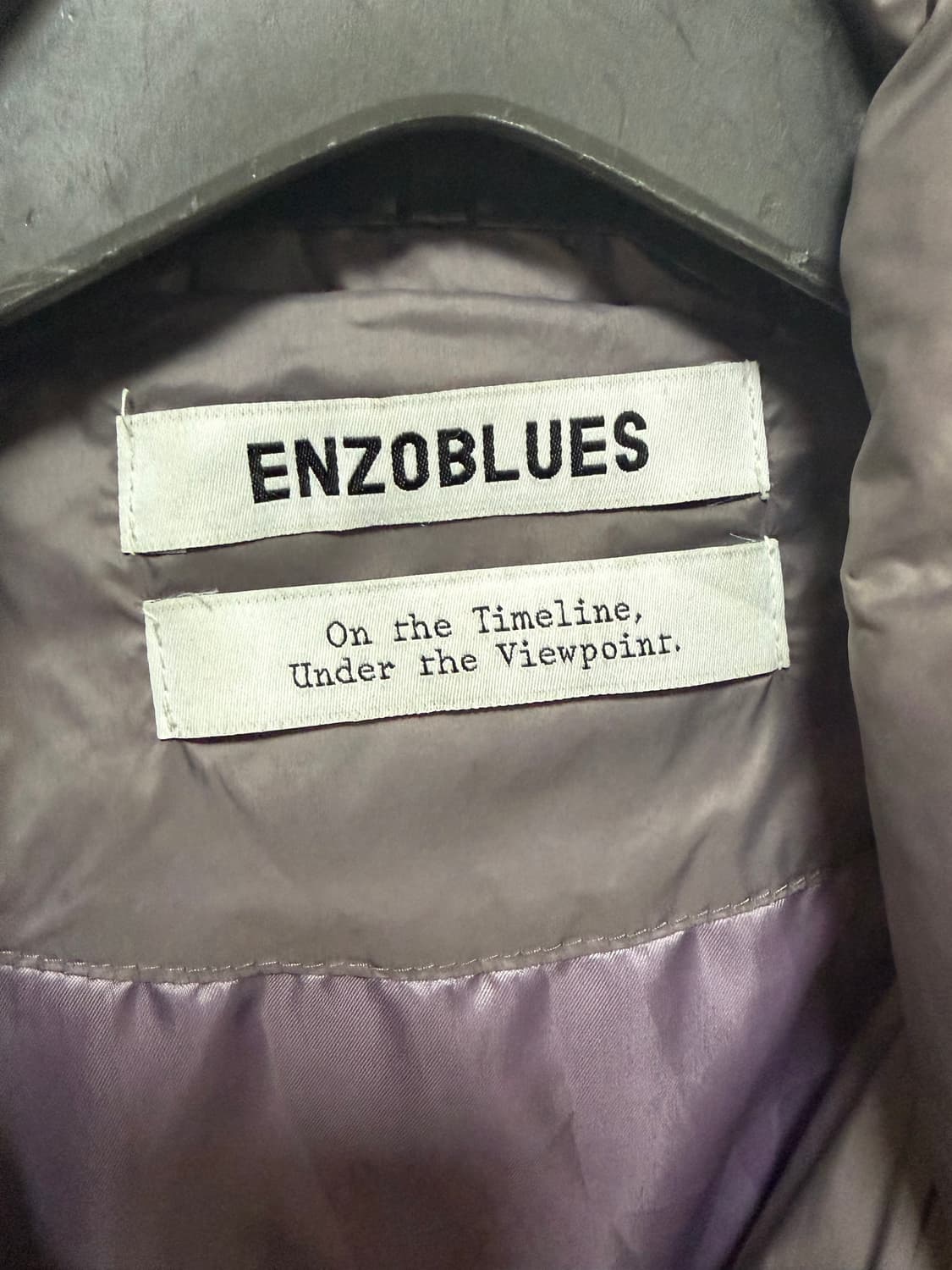 엔조블루스 패딩 (애쉬바이올렛) 상품이미지4