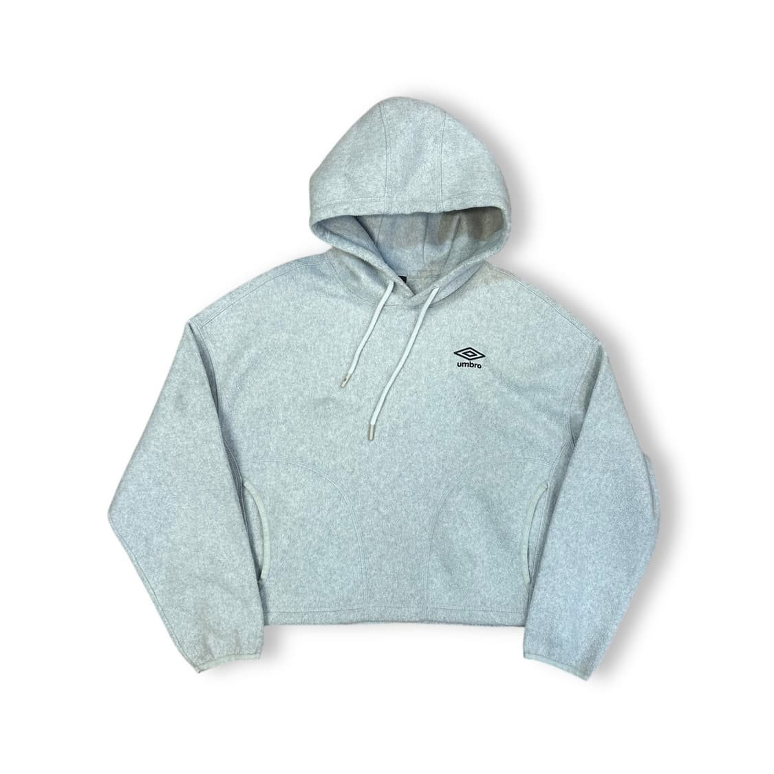 엄브로 크롭 후리스 후드티 상품이미지1