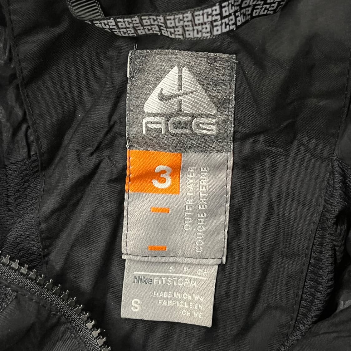 [정품/S] 나이키 ACG 블랙 바람막이 자켓 b17 상품이미지5