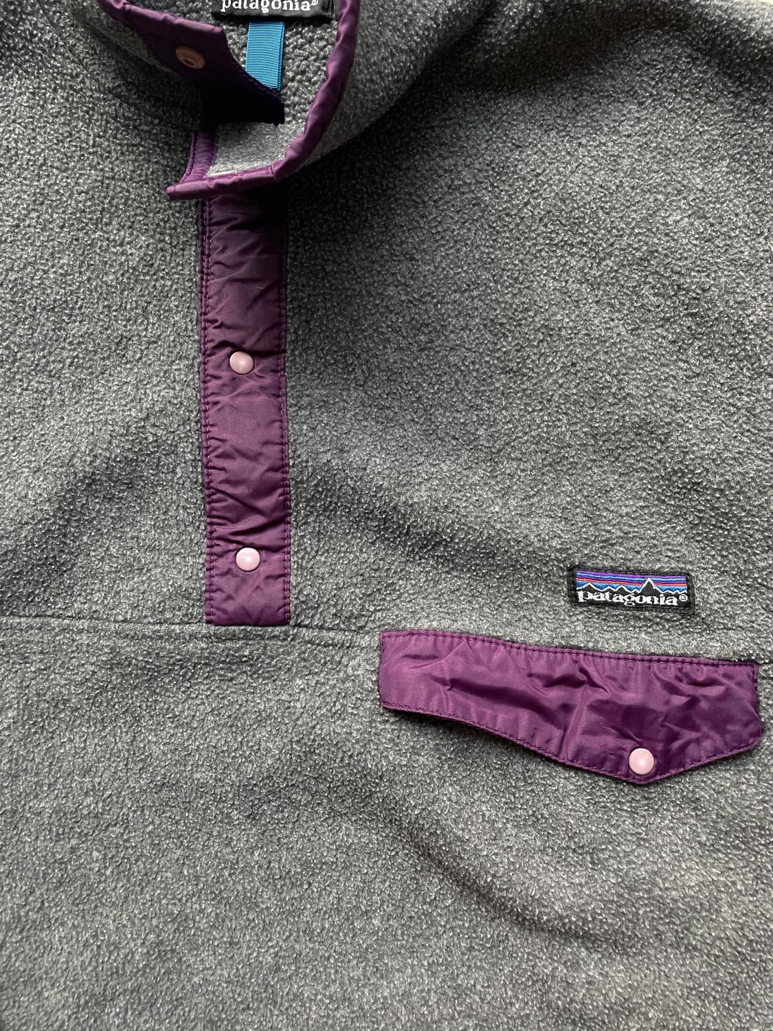 90s 파타고니아 신칠라 그레이 퍼플 patagonia 상품이미지4