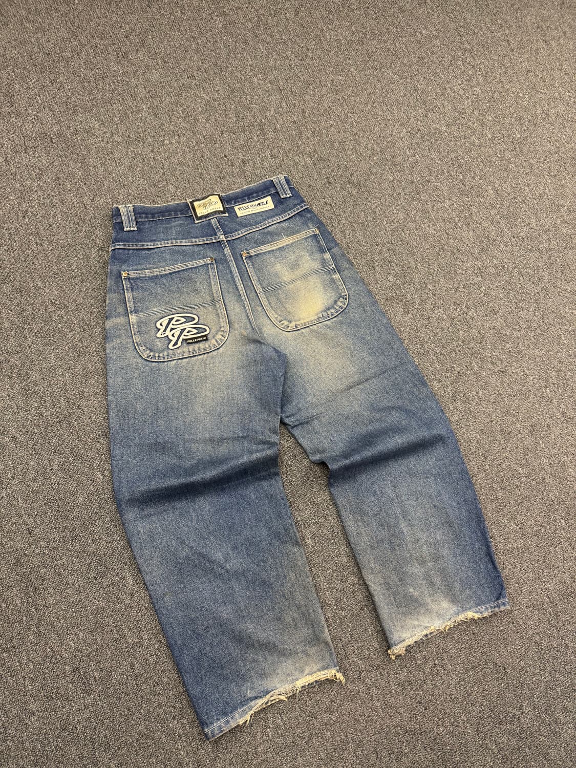 32) 펠레펠레 올드스쿨 빈티지 뒷포켓 자수 힙합팬츠 상품이미지5