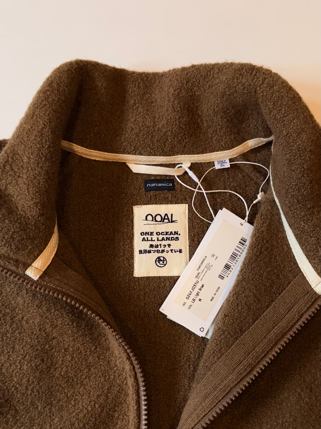 nanamica - Boiled Wool Zip Up Sweater  상품이미지3