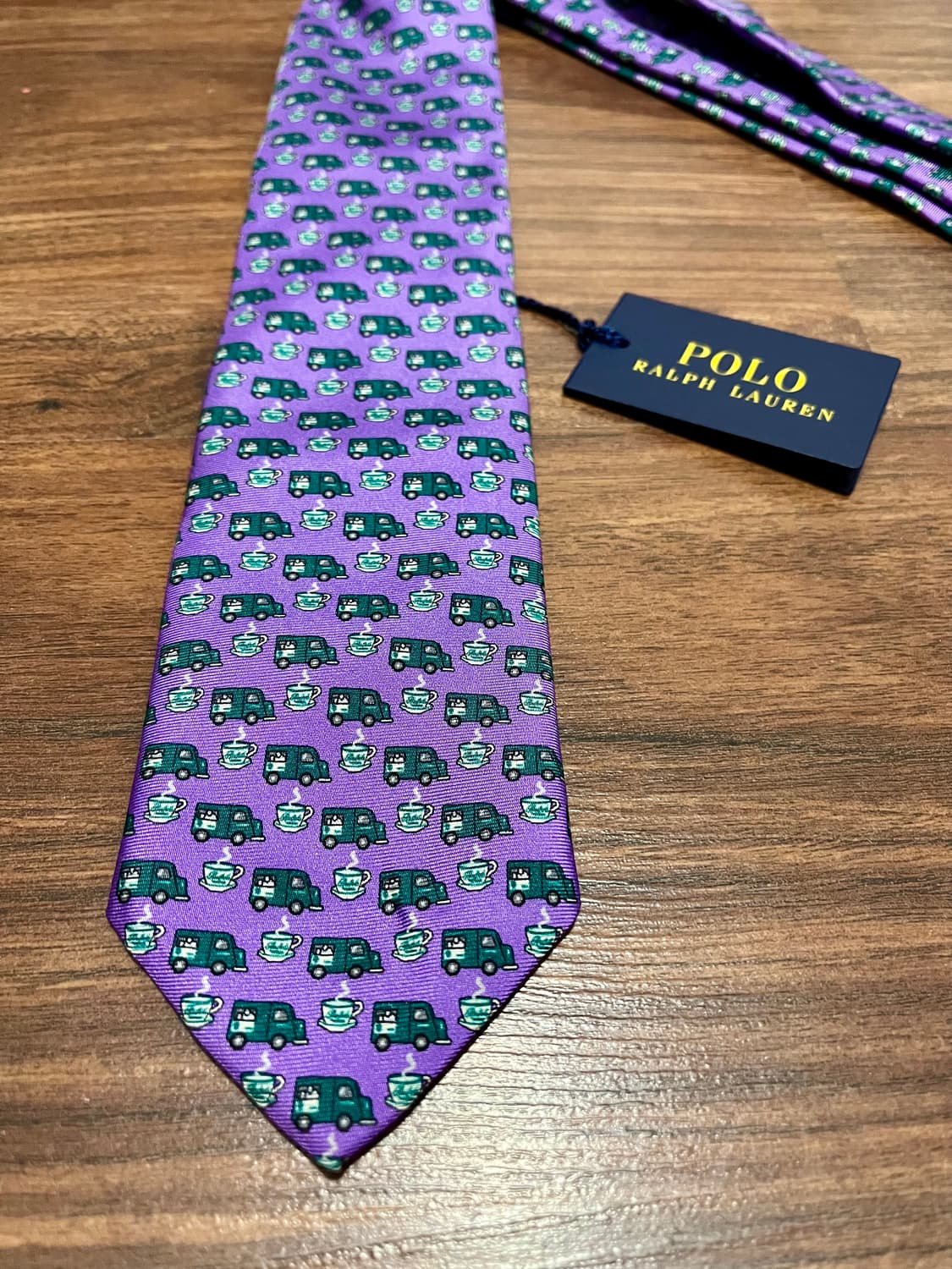 폴로 랄프로렌 랄프스 커피 실크 넥타이 Ralphs Coffee 상품이미지2