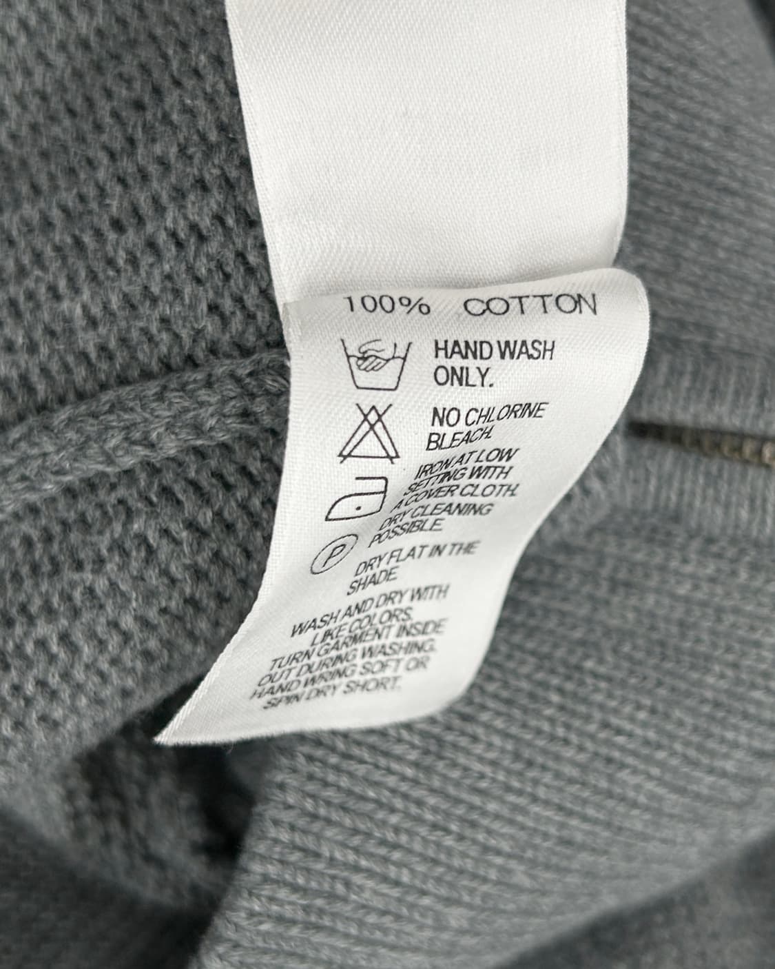 리바이스 00s 스티치 디테일 코튼 니트집업 상품이미지6