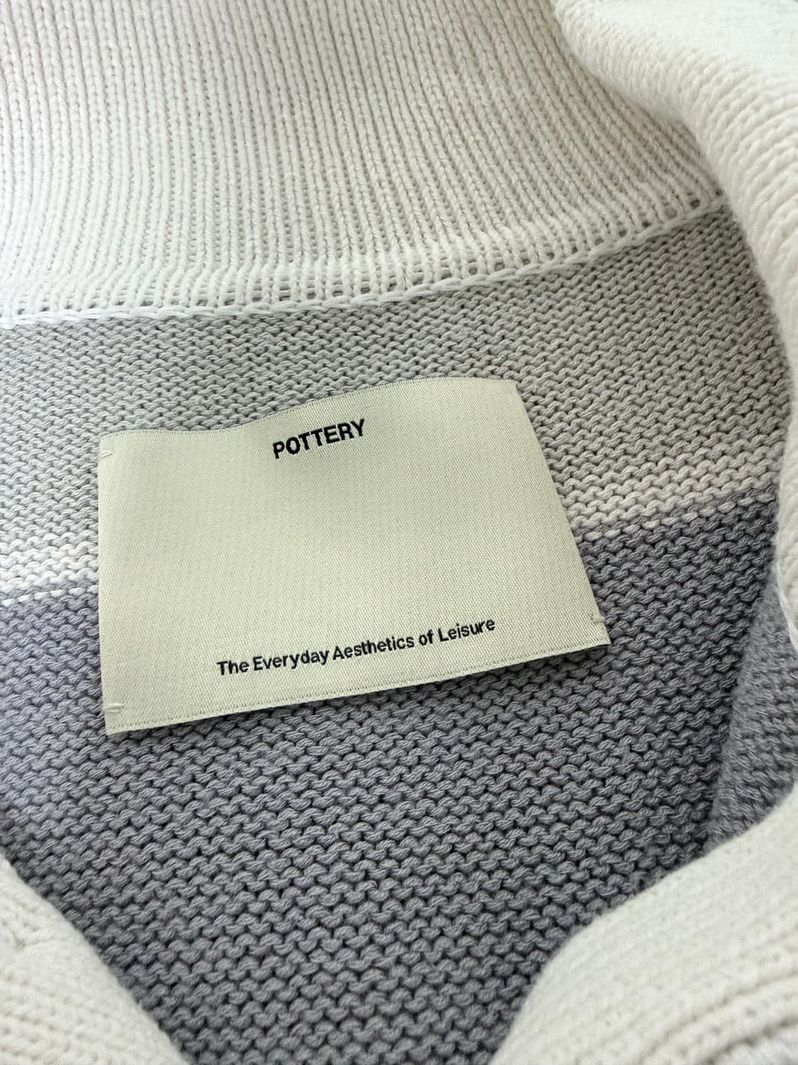 포터리 반팔 럭비 폴로 니트 4사이즈 상품이미지8