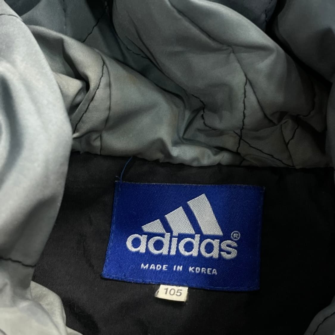 105 아디다스 누빔 올드스쿨 자켓  상품이미지3