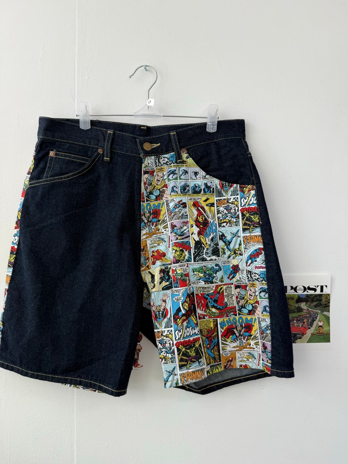 Lee x marvel denim short pants  상품이미지2