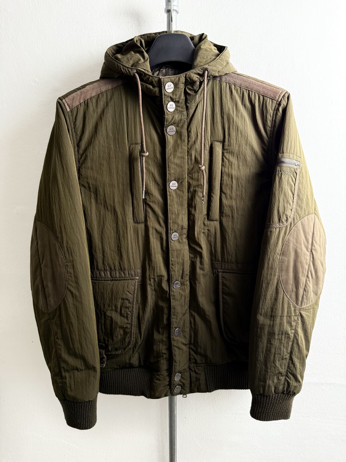 Armani Exchange Hooded Bomber Jacket 상품이미지2