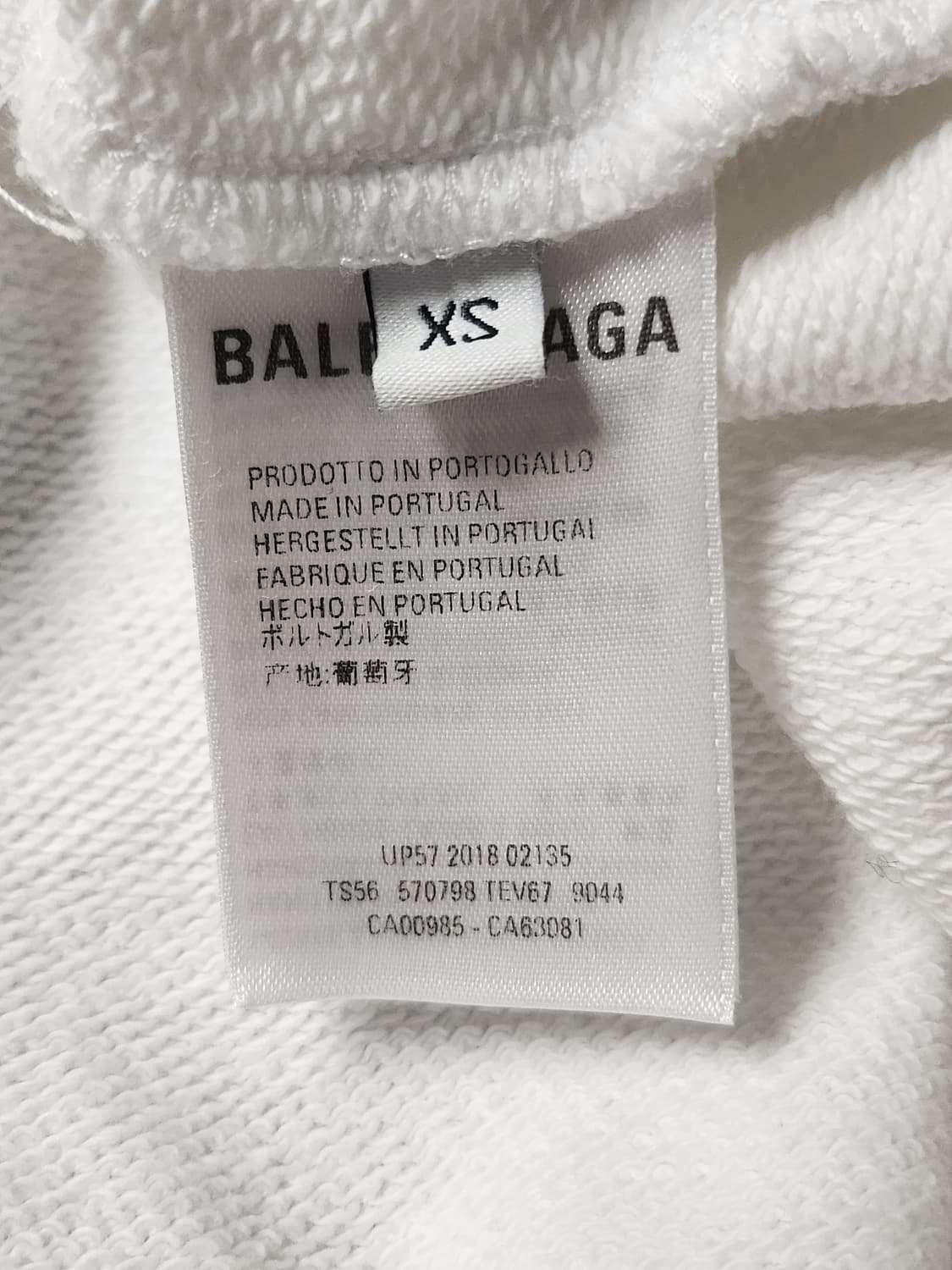 발렌시아가 고딕 타투 로고 후드티 상품이미지4