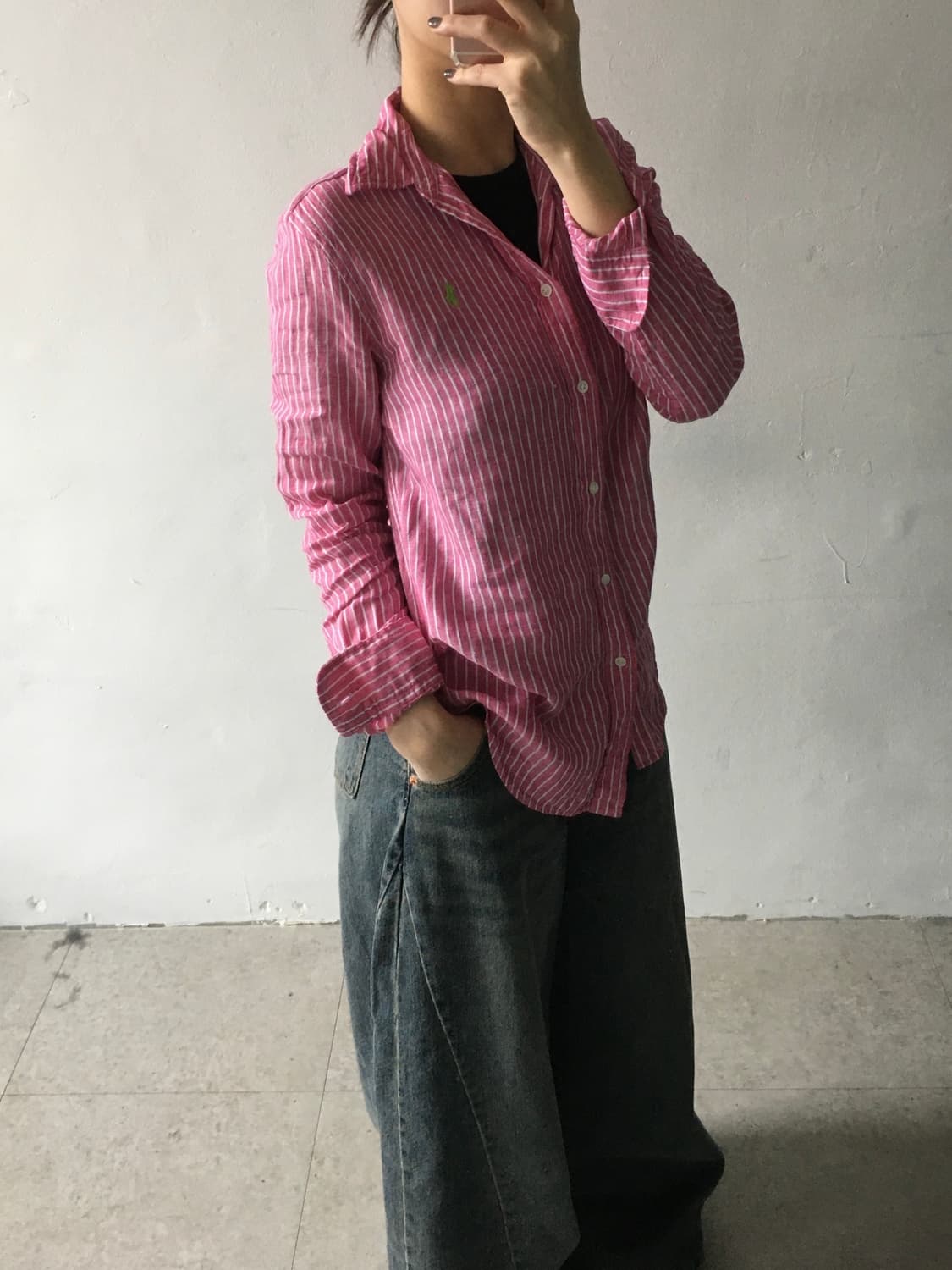 폴로 랄프로렌 스트라이프 셔츠 상품이미지2