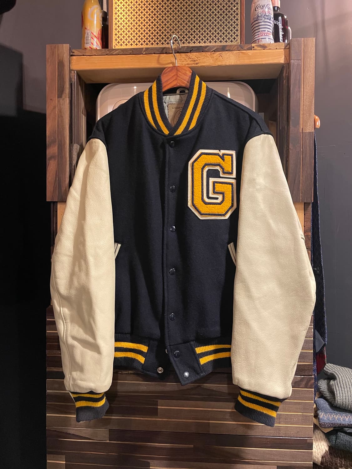 Golden bear varsity jacket 상품이미지1