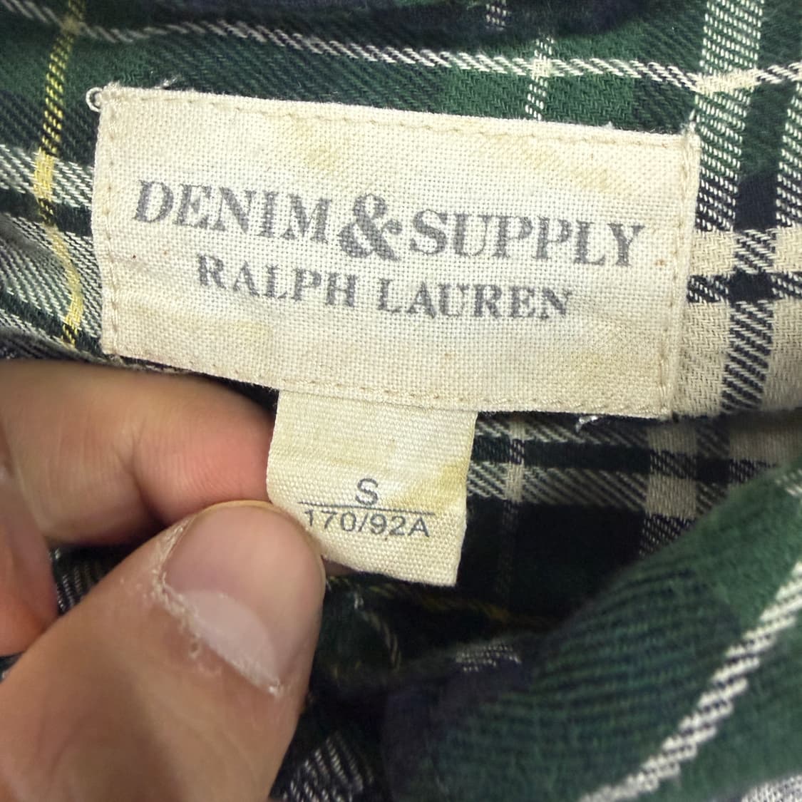 (S)폴로 랄프로렌 데님앤 서플라이 투포켓 체크셔츠 상품이미지2