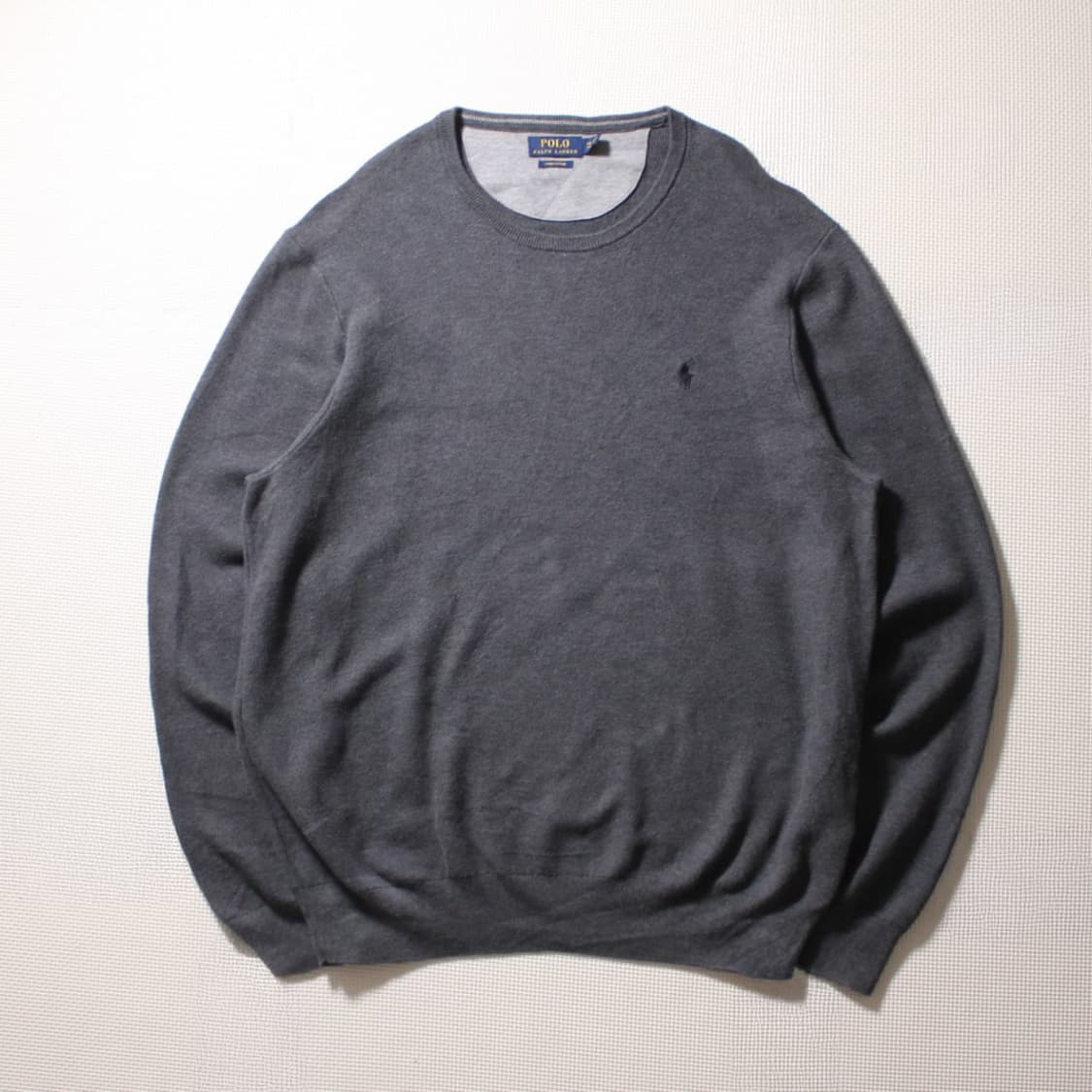 Polo 폴로 랄프로렌 그레이 라운드 니트 상품이미지1