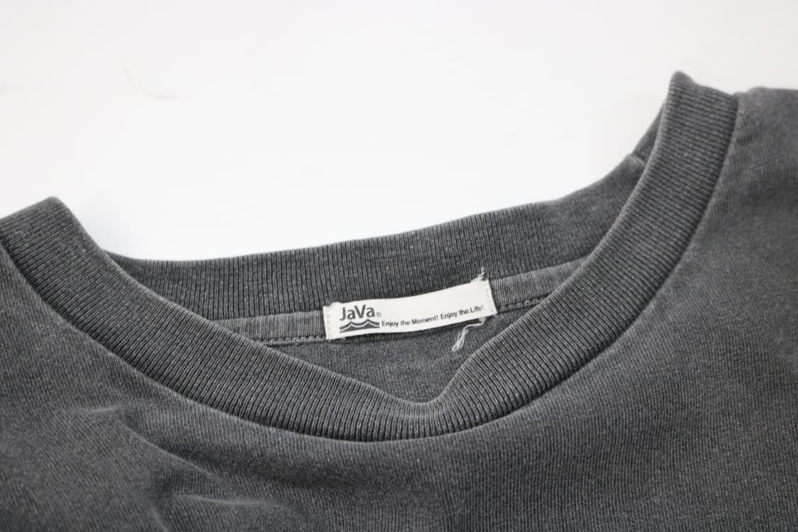 JaVa 자바 클래식 루나 다이나모 투어 피그먼트 차콜 반팔 티셔츠 L 상품이미지6